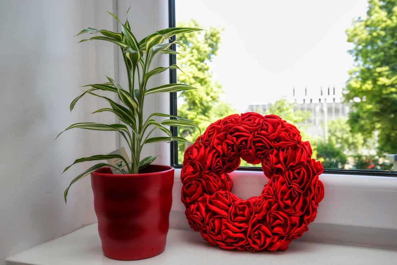 Berg Apartament Red Obok Starego Miasta Gdańsk Buitenkant foto